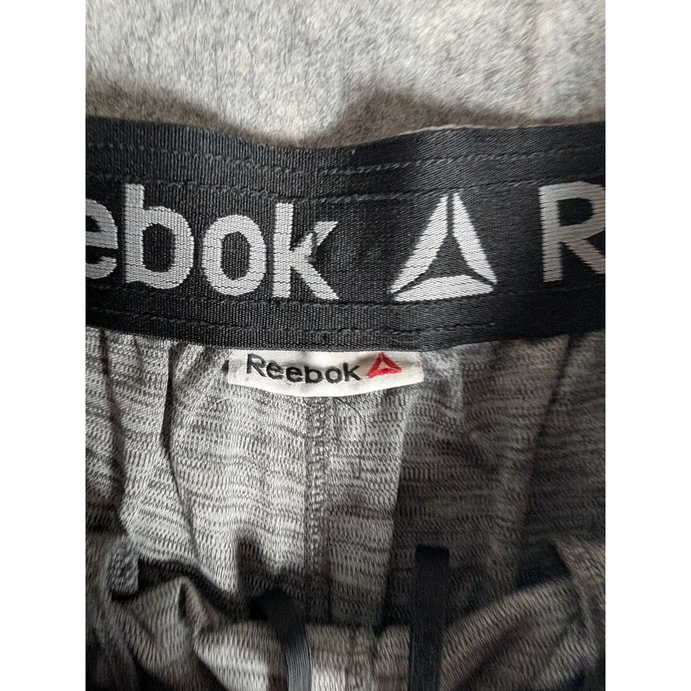 Reebok Mens Grey Space Dye Athletic Training Performance Shorts 5447